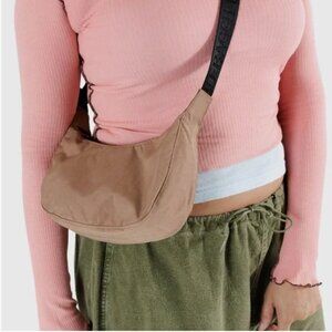 BAGGU Tan Crossbody Bag